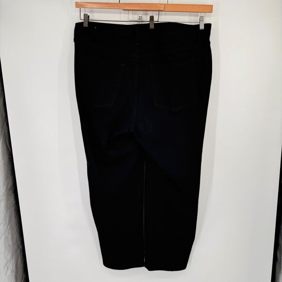 Lane Bryant Mid-Rise Straight Leg Jeans Flex Magic Waistband Black size 26w - Picture 9 of 11